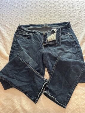 Silver Jeans Womens Boot Cut Jeans - Dark Blue